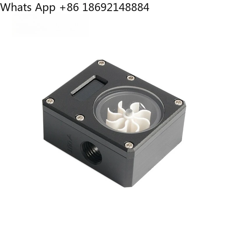 Computer water cooling temperature display flow meter VA LCD screen 0.5 seconds