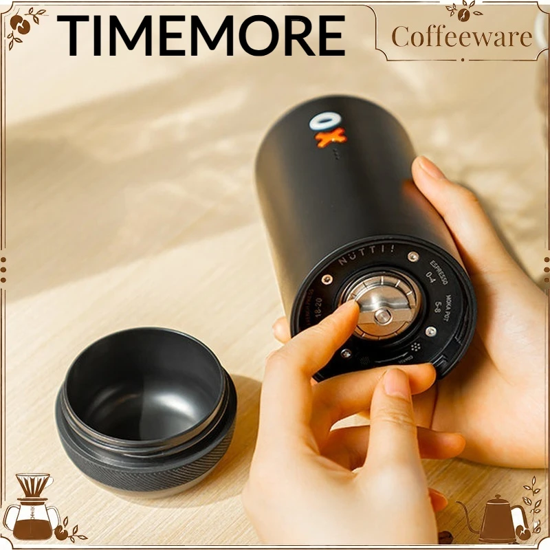 Timemore x Nuttii OX Electric Coffee Grinder Portable Coffee Bean Miller For Hand Drip Espresso For Home Outdoor Gift Box