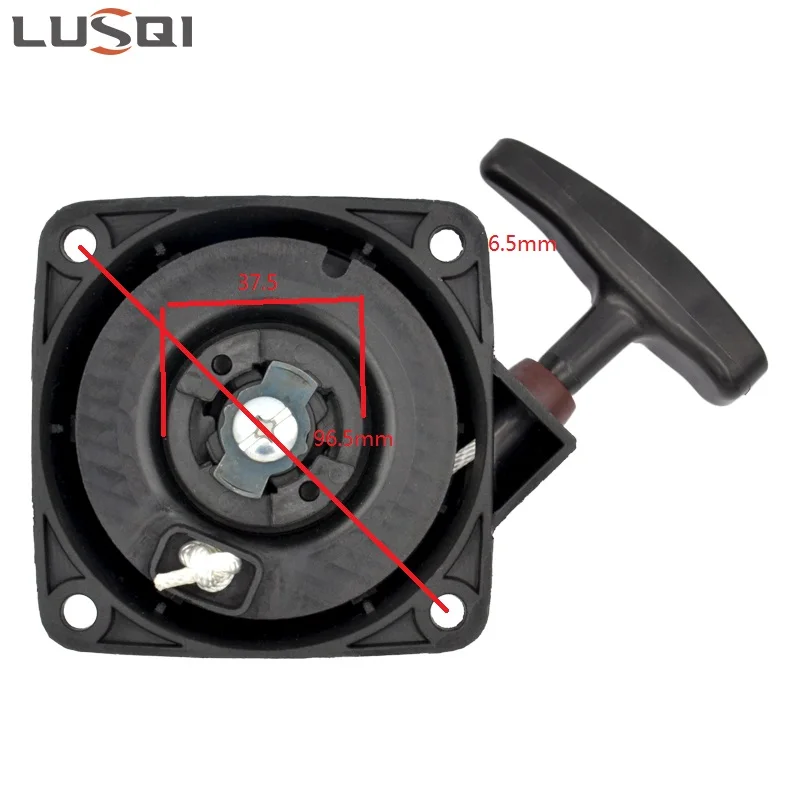 Imagem -03 - Lusqi Recoil Pull Starter Fábrica Tomada Cortador de Grama para 403 1e40f 33cc 36cc 43cc 49cc Gasolina Cortador de Escova Início Substituições