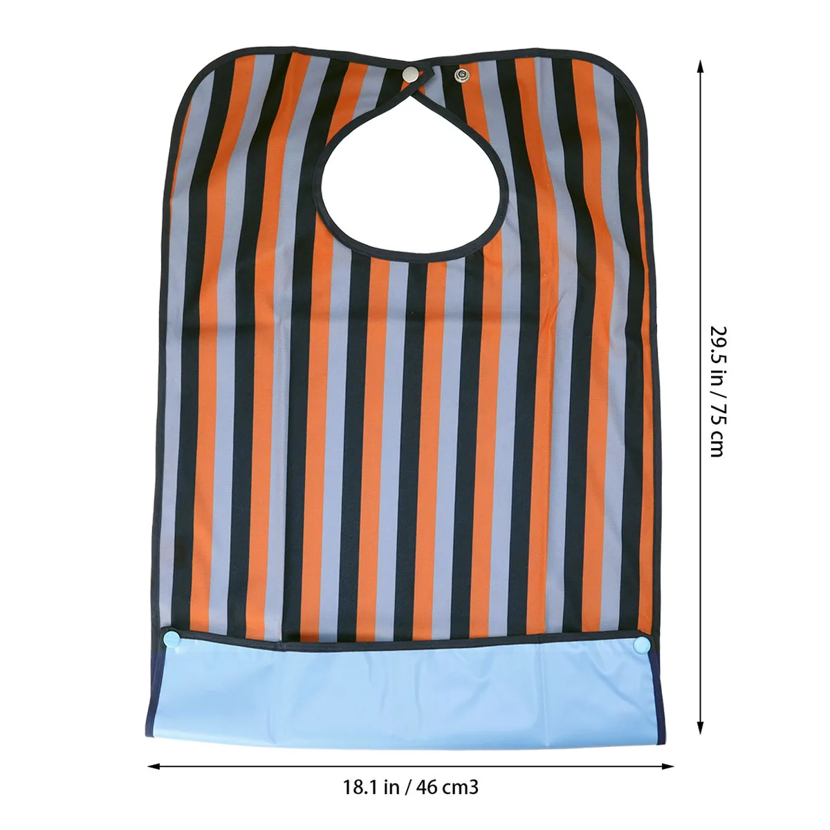 

Adult Bib Washable Waterproof Mealtime Protector Scrubable Aid Apron for Bedridden Patients Anti Oil Stain Resistant for Adults