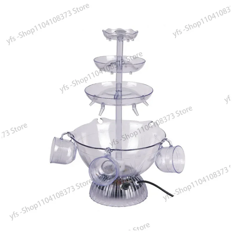 Commercial Wine Dispenser ไวน์ Fountain เครื่องน้ําผลไม้เครื่องดื่มเบียร์น้ําตกเครื่องโรงแรมงานแต่งงาน Water Bar Party