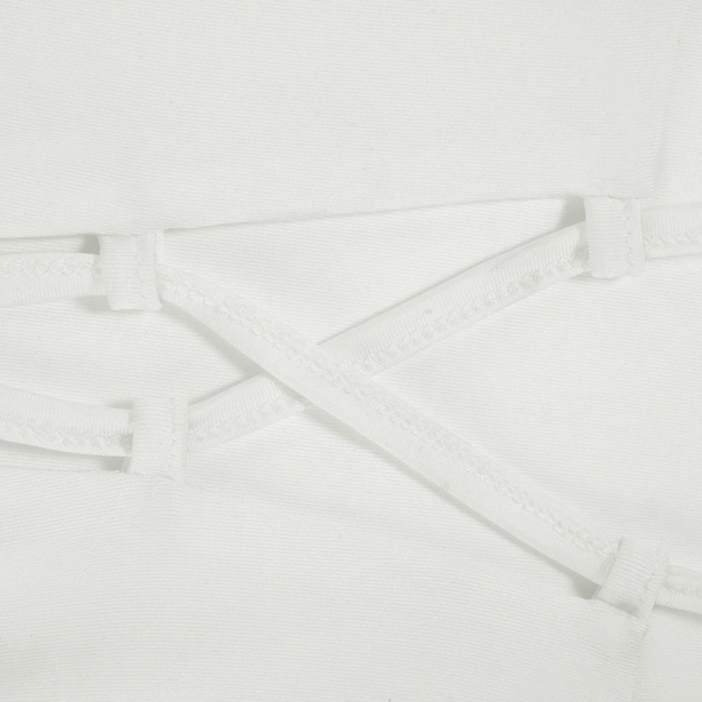 Ärmelloses Weste-Tanktop mit rückenfreiem Träger für Damen, einfarbig, Baumwollmischung, Stoff, lässiger Stil, kragenloser Ausschnitt