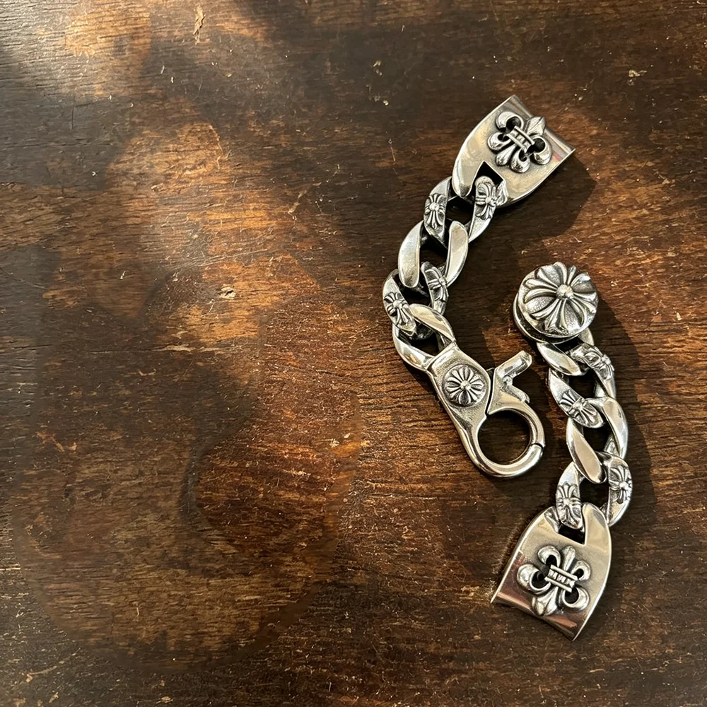 Retro Fashion Sense Ship Anchor Style Claw Buckle Connector Couple Watch Chain Elegant And Stylish Accessory for Wristwatches