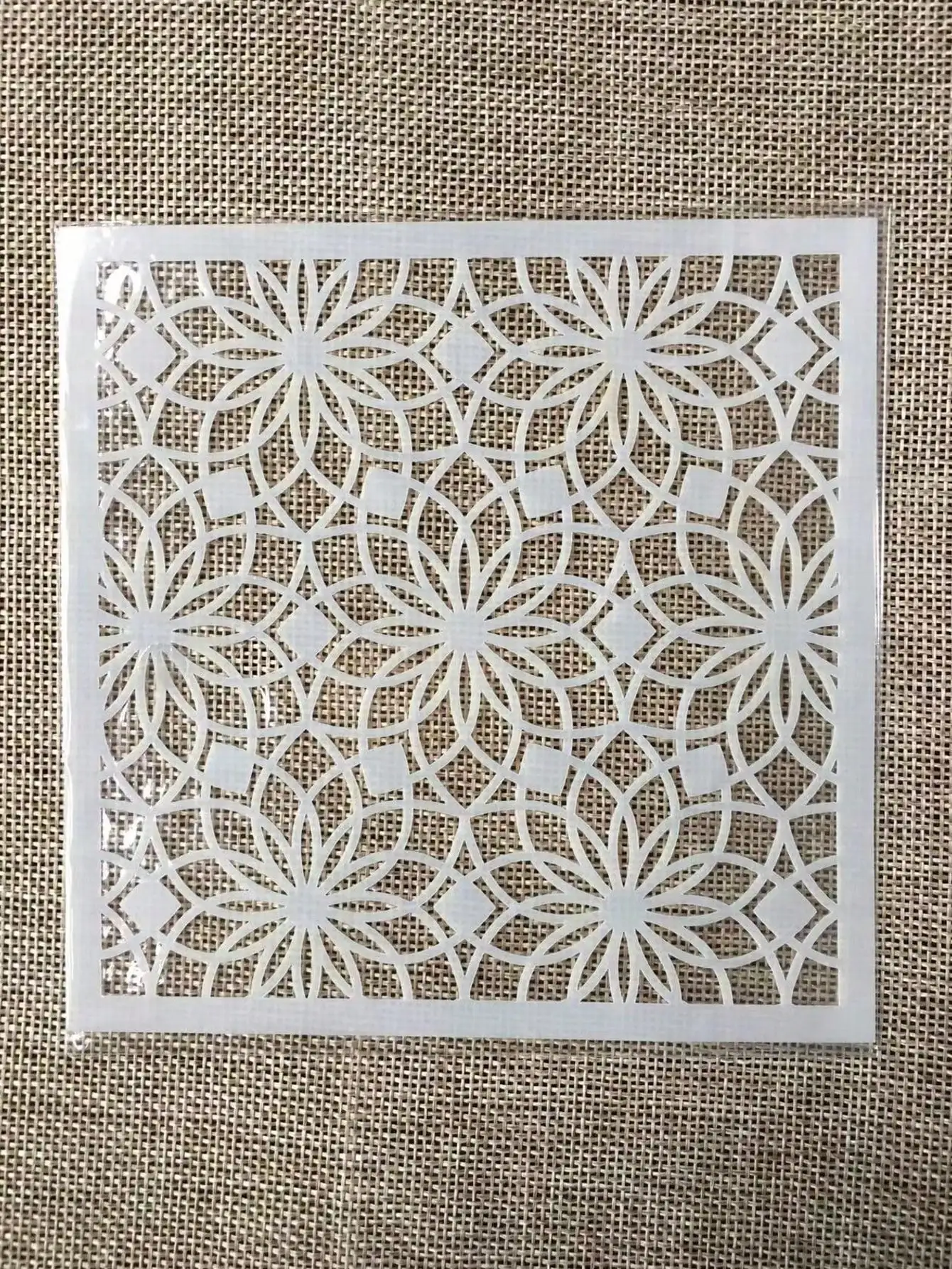 13cm kwiat geometryczne DIY nakładania warstw szablony malowanie ścian księga gości kolorowanie tłoczenie Album dekoracyjny szablon