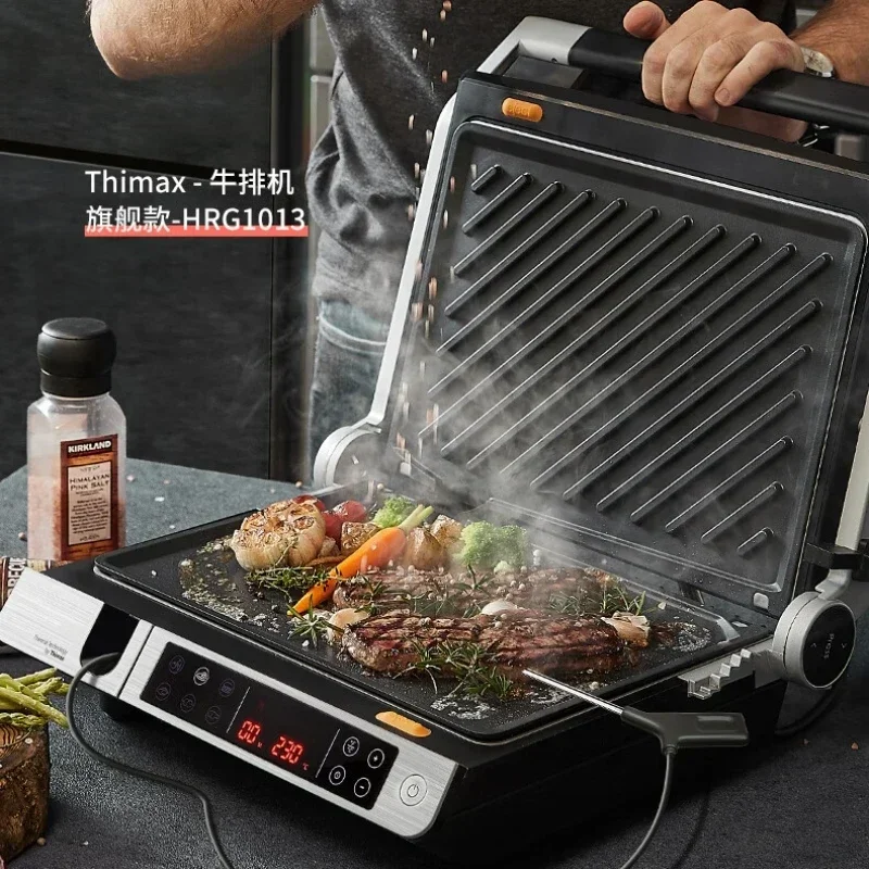 

Intelligent Multifunctional Double-sided Heating Electric Grill for Steaks, Automatic Beef Steak Fryer for Home Use 220V Hot sal