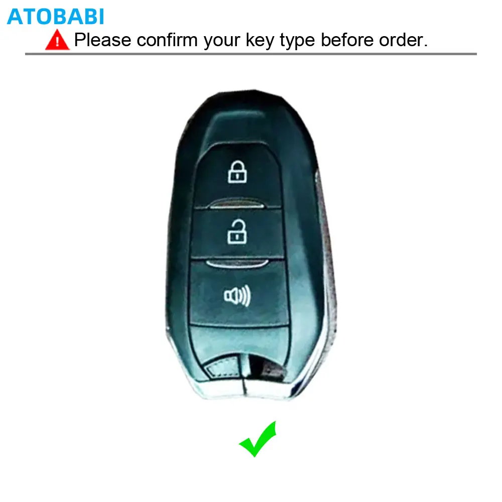 Leather Car Key Case 3 Buttons Keychain Smart Keyless Remote Control Fobs Protector Cover For Lifan Myway X7 2016 2017 2018 2019