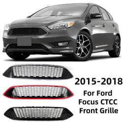 Car Mesh Grill Front Bumper Grille For  Ford Focus Upgrade CTCC honeycomb grill 2015 2016 2017 2018
