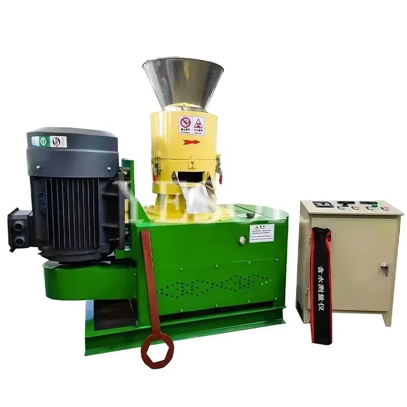 HL-200 7.5KW Wood Pellet Machine Biomass Pellet Fuel Production Sawdust Shavings Rice Husk Straw Processing Granulator 60-80KG/H