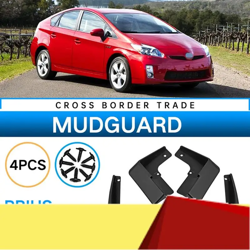 

Car Mudflaps For Toyota Prius 2010-2015 Mudguards Fender Flap Splash Guards Cover Mud Car Wheel Accessories-M53K
