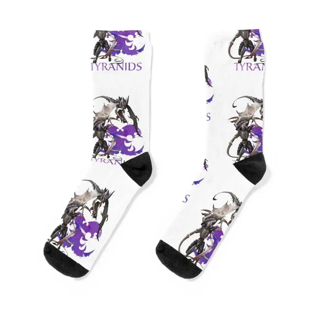 

Tyranids Socks sheer fashionable compression funny sock Men Socks Luxury Brand Women's