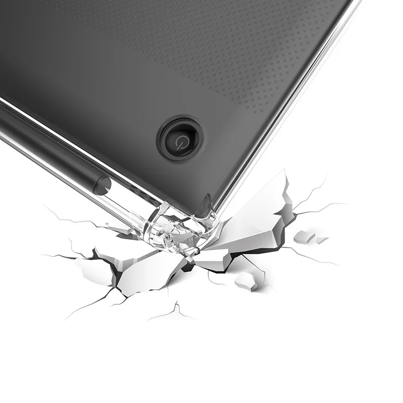 Transparent TPU Soft Back Cover Protective Shell Funda Shockproof Case for Kobo Elipsa/Elipsa 2E/10.3inch With Pen Slot Case