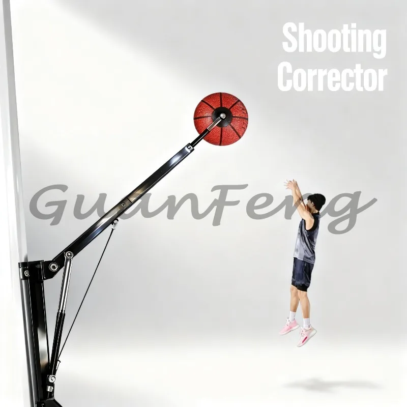 Wall-Mounted Basketball Shooting Training Aid, Keeps Elbow Tucked In, Guide Hand Shot Corrector for Smooth Shooting Form