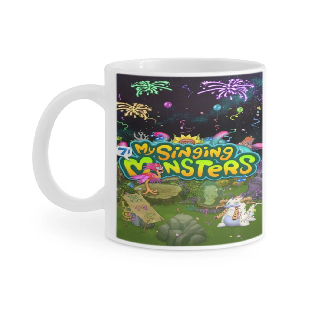 My Singing Monsters tazas de café de cerámica, taza de té, tazas de leche, vasos de regalo, vajilla de café