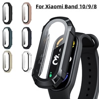 Shockproof Case Glass for Xiaomi Smart Band 10 9 8 7 4/5/6 Hard PC Bumper Shell Screen Protector Watch Cover for miband 10 Cases