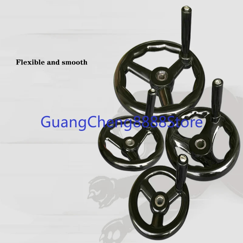 1X New Surface Grinder 618 614 Three-Pattern Machine Bakelite Hand Crank 200250 Round Rim Bakelite Handwheel Handle High Quality