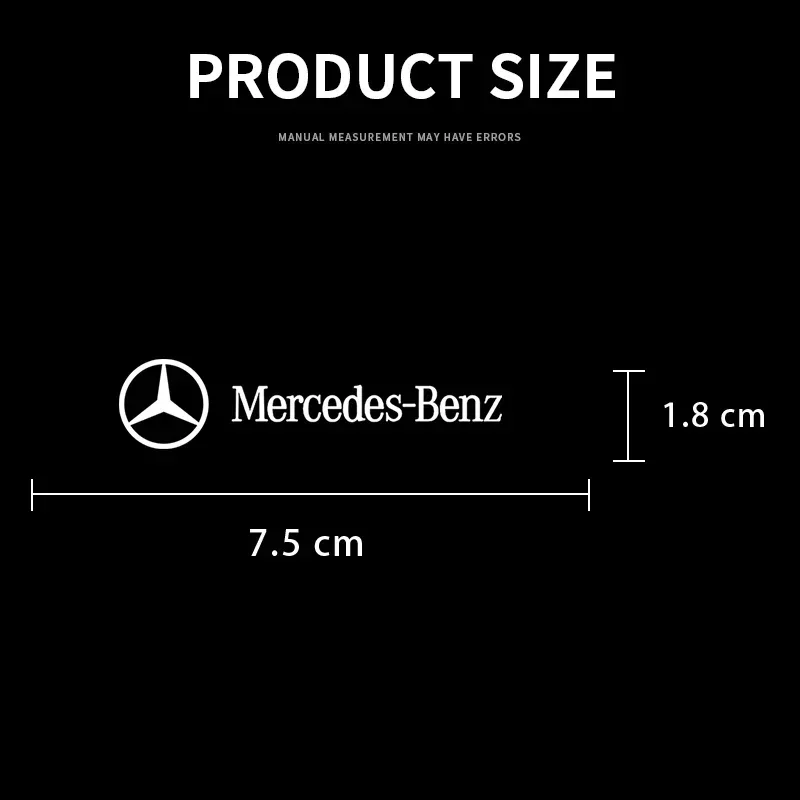 Car Goods Brake Caliper Badge Sticker Decorate Decal For Mercedes Benz AMG W204 W205 W212 W213 W221 W117 W177 W246 GLA GLC CLA A