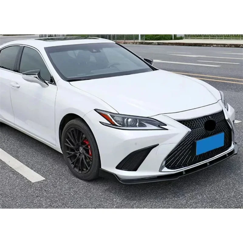 Front bumper lip 2018-2022 Car accessories car body kits front spoiler black front bumper lip for Lexus  ES260 ES300h ES200