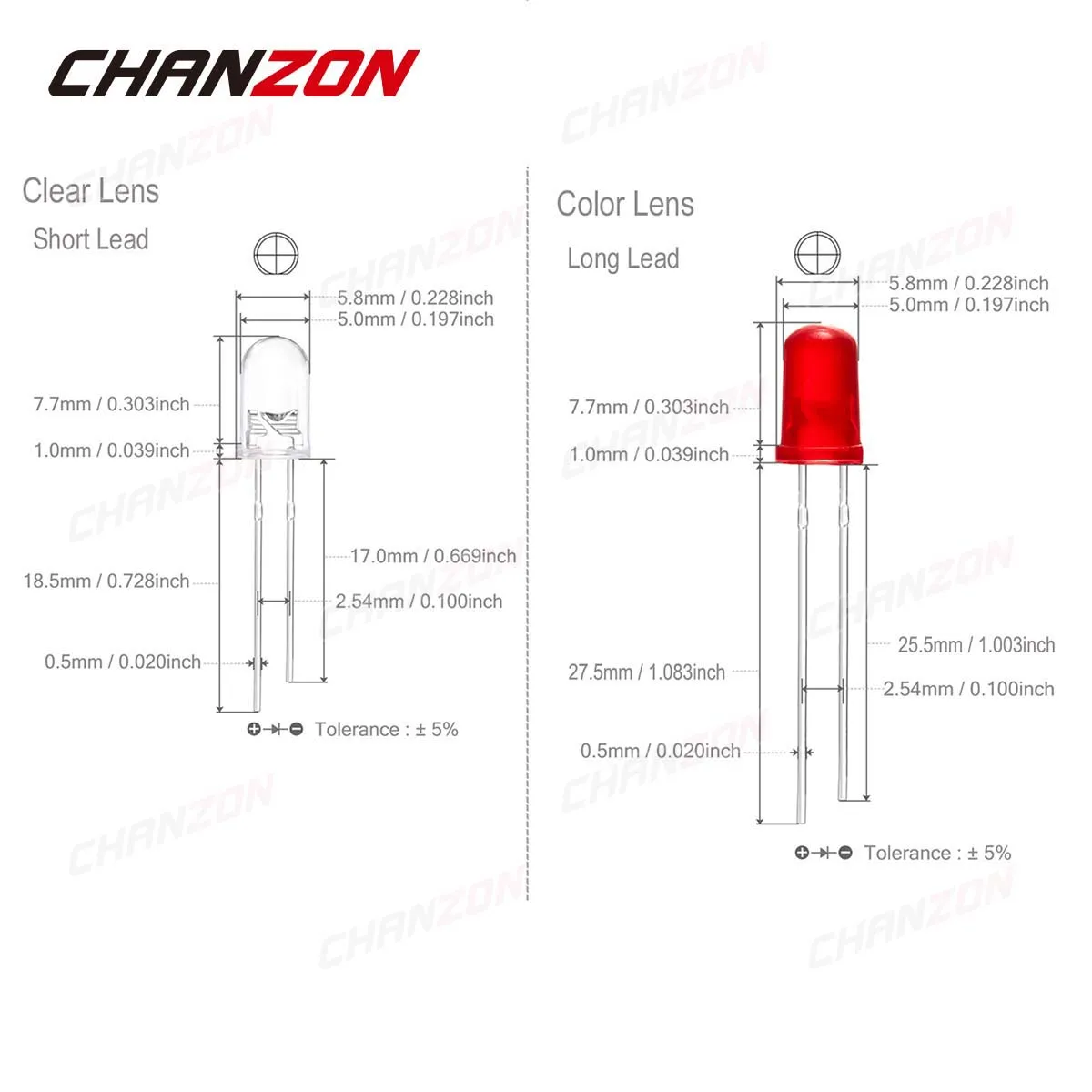 100 pz 5mm Diodo Led Lampeggiante Bianco Rosso Verde Blu Giallo Rgb Veloce Lento Flash Diffuso Cambia Colore Trasparente Lampada Emettitore di Luce