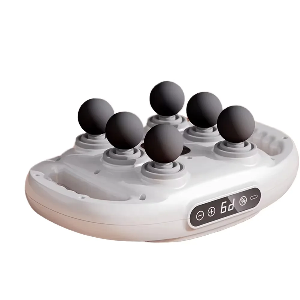 

2025 Top Products Portable Massage with 6 Heads 9 Speed Levels Deep Tissue Musical Function Body Use