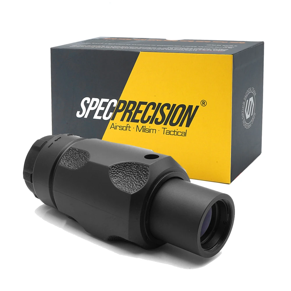 2024 New Tactical 3x Scope SPC-1230 3XMag Magnifier Magnificadores Airsoft by 6068 AL. CNC Tech Original Markings