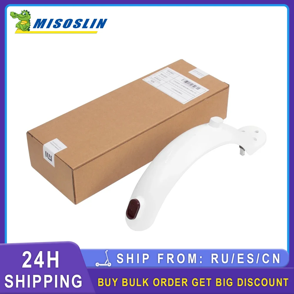 

Electric Scooter Original Rear Mudguard Fender Brake Taillight for Xiaomi M365 1S/Pro Tire Splash Fender Hook Tail Lamp Set Part