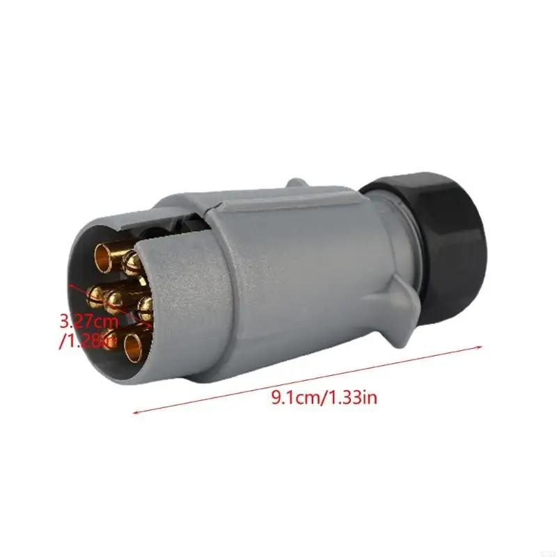 M76E 7-polige Anhänger-Steckdose, europäischer 12S-Abschleppverkabelungsstecker – Detail 6