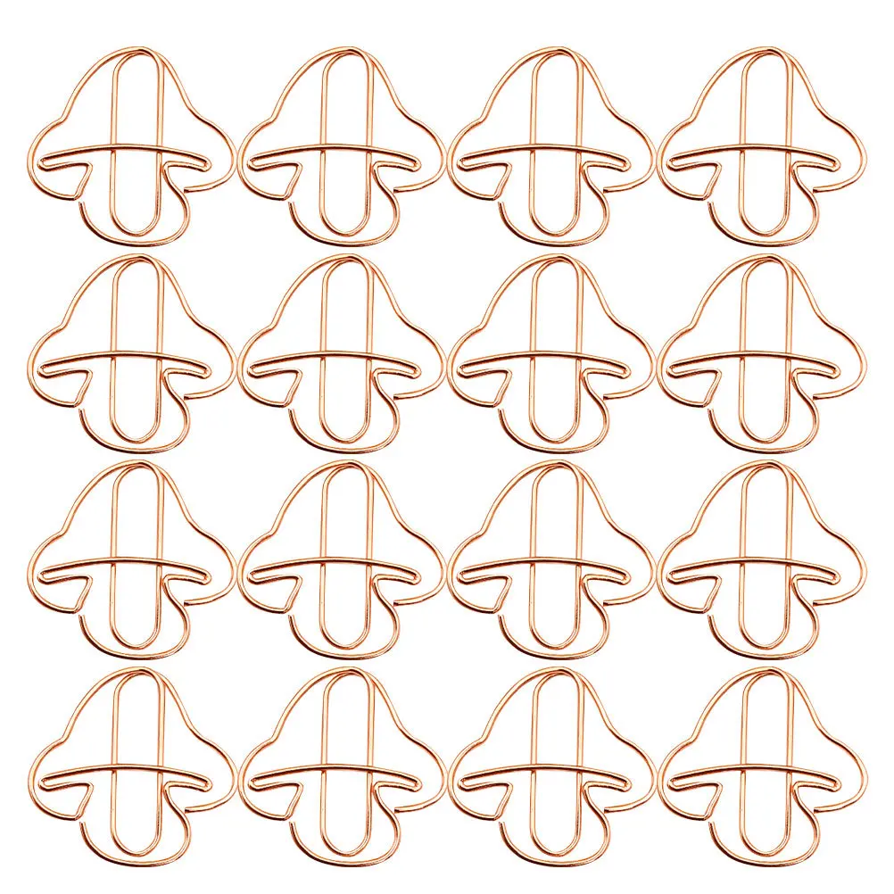 

30Pcs Mushroom Shaped Paper Clips Cute Decorative Clips for Office School Document Organizer Notes Fun Desk Accessories