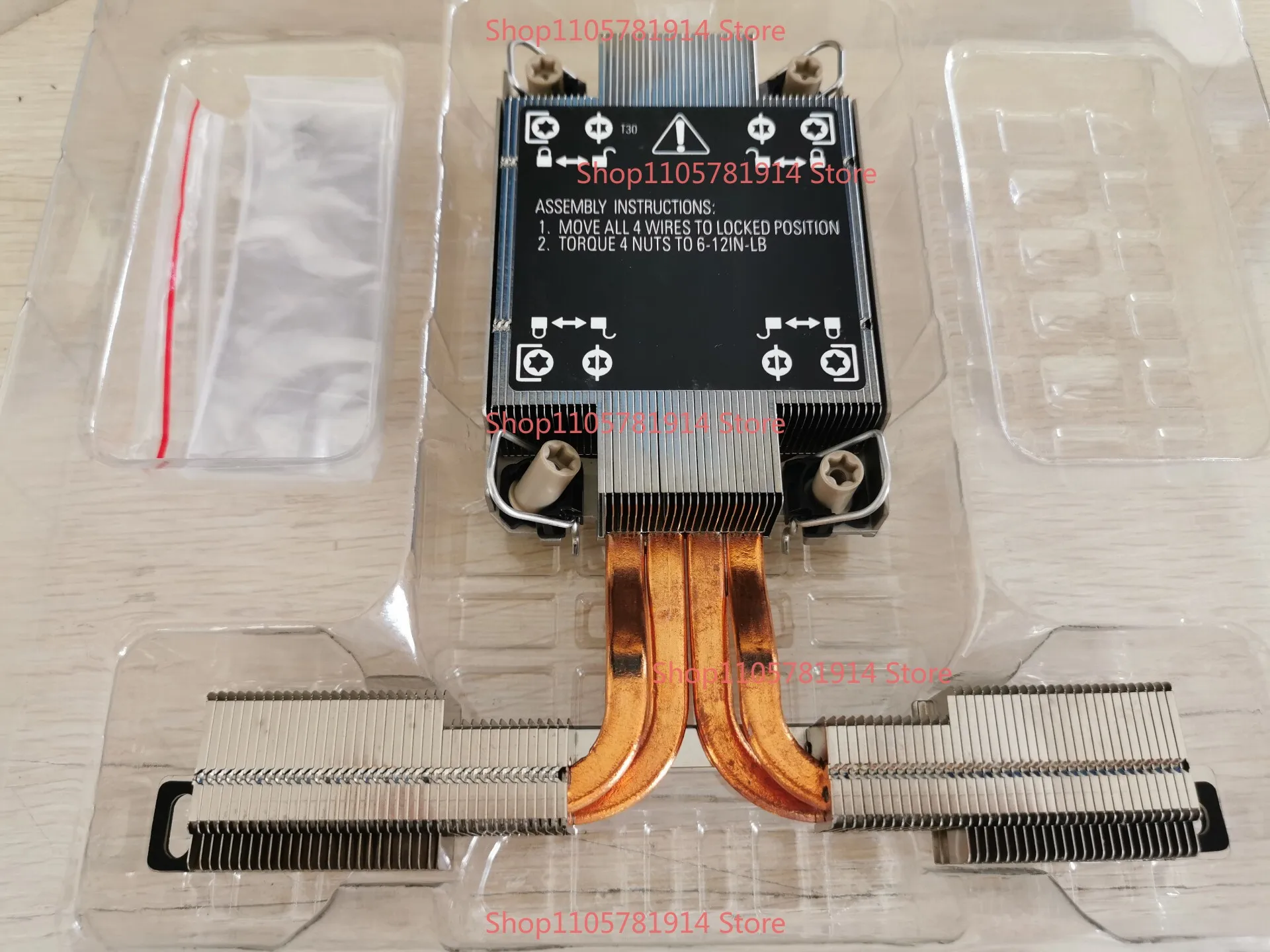 For Original 4189 Pin Radiator 4189 Interface Air Cooled 4 Copper Tube Radiator Blade Server Workstation Radiator