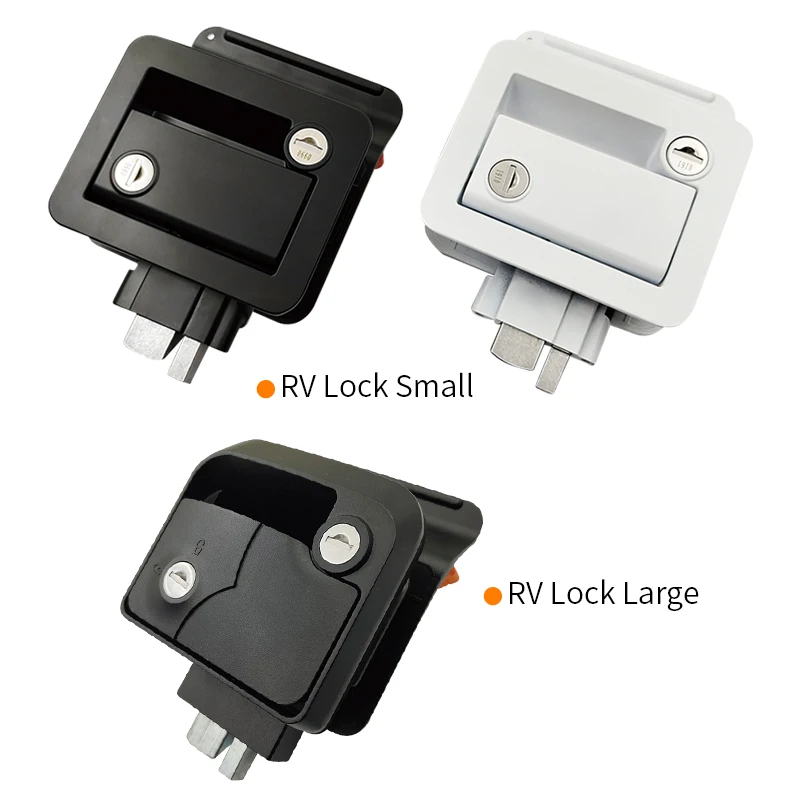 Anti-Theft Key Unlock RV Motorhome Door Lock Zinc Alloy Recreational Vehicle Touring Car Lock Rv Door Lock