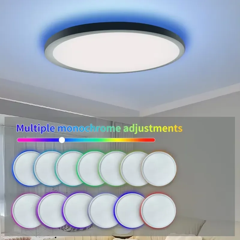 Adjustable Surface Mount Slim Round LED Ceiling Light for Bedroom Living Room Modern Decoration