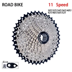 SUNSHINE 11 Speed Road Bike K7 11V Cassette Freewheel 11S 30T/32T/34T/36T/40T/42T/46T/50T/52T Bicycle Flywheel Gravel for HG