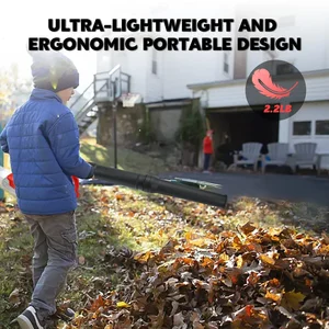 Yaprak üfleyici, kablosuz hava üfleyici, elektrik, fırçasız, 180 mph'ye kadar 6 hız, elektrikli süpürge pili Milwaukee 18V (pilsiz) En çok satılan 12 elektrikli süpürge, yaprak üfleyici-no. 9