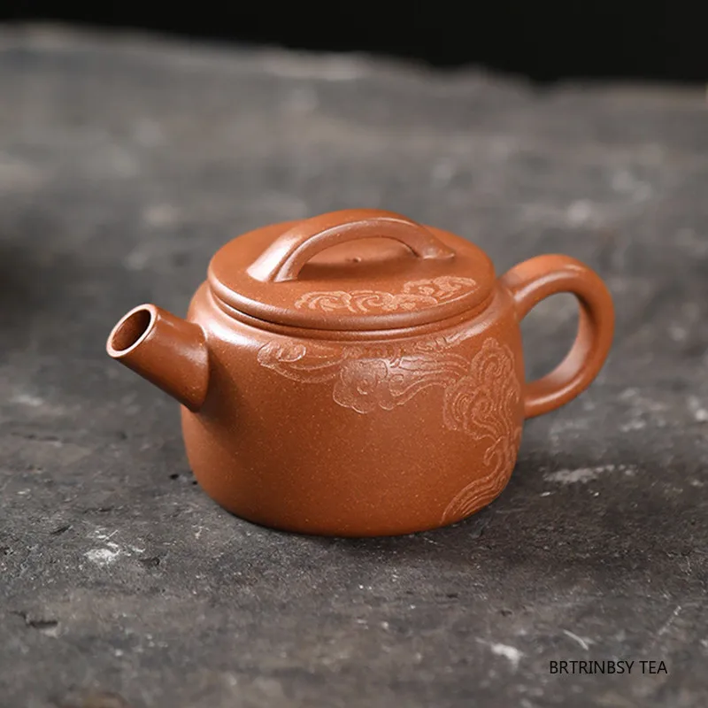 

160 мл Исин ручной работы фиолетовый глиняный чайник бытовой чайник Цзыша ручной работы китайская традиция красота чайник чайный сервиз чайная посуда