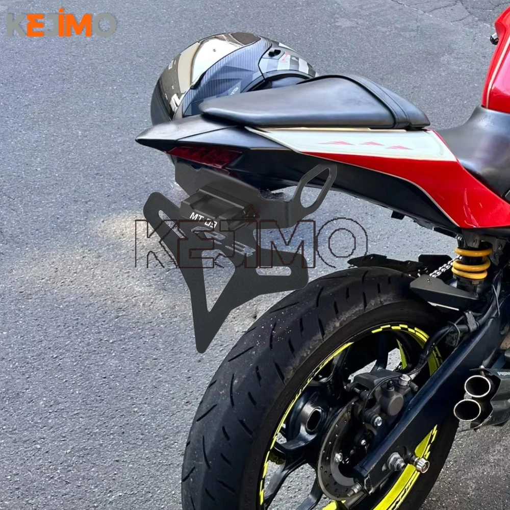 2026 FOR YAMAHA MT-03 YZF R3 MT03 YZF-R3 MT-25 R25 2015-2025 Motorcycle License Plate Holder Fender Eliminator Tail Tidy Bracket