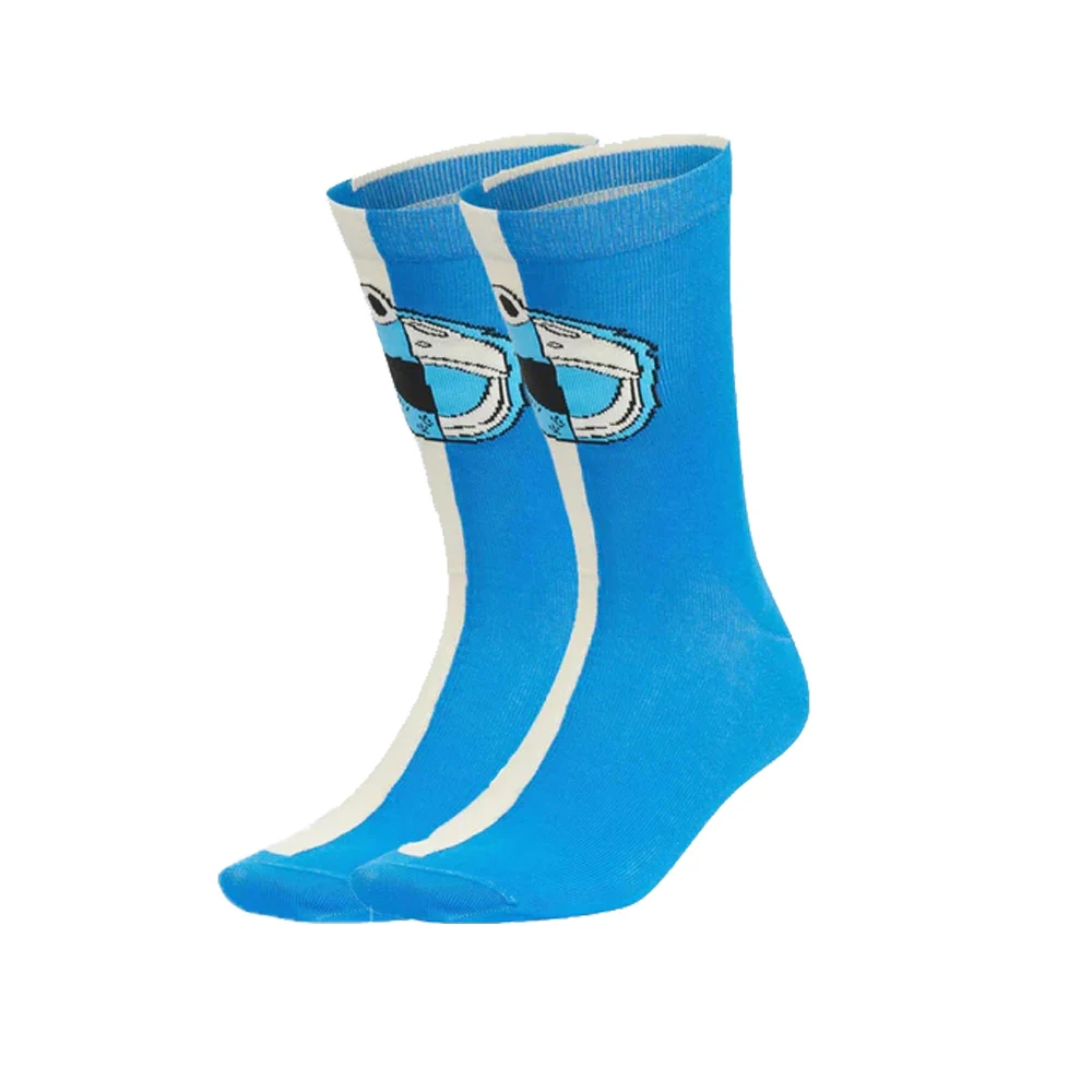 

Adidas Vibrant Blue Socks, Playful & Enduring for Active Days and Laid-Back Excursions