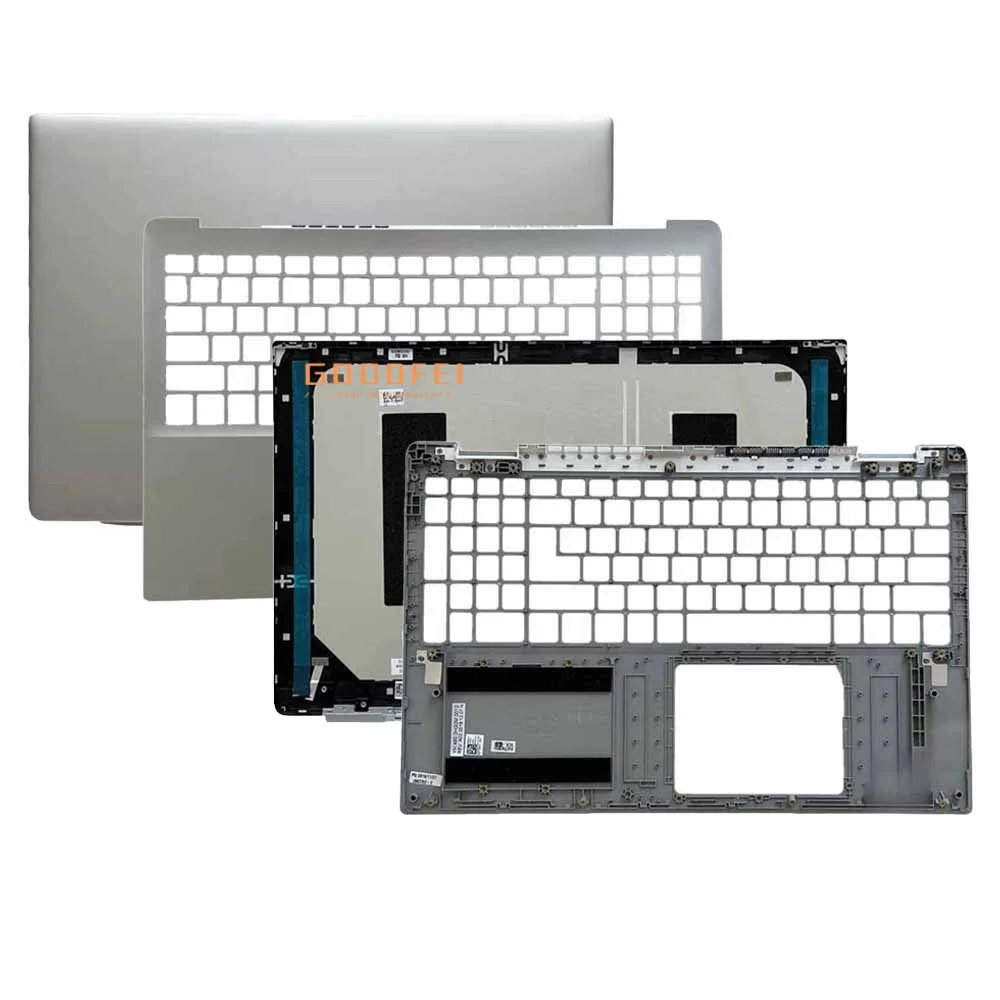 인스피론 15 5590 5598 델 실버 노트북 LCD 백 커버 후면 덮개 팜레스트 상단 케이스 노트북 하우징 액세서리 039T35