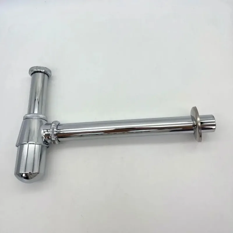 Without Overflow Bottle Trap Deodorant Type Zinc Alloy Easy To Install Siphon Drainer Plumbing Tube Removable Adjustable Height