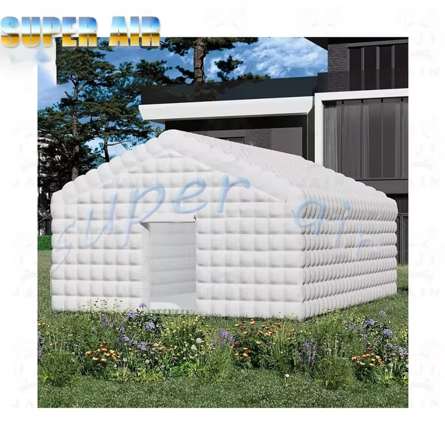 เต็นท์สี่เหลี่ยมพองลมสำหรับงานปาร์ตี้กลางแจ้งขายส่ง เต็นท์พองลมสีดำมีหลังคาสำหรับขาย