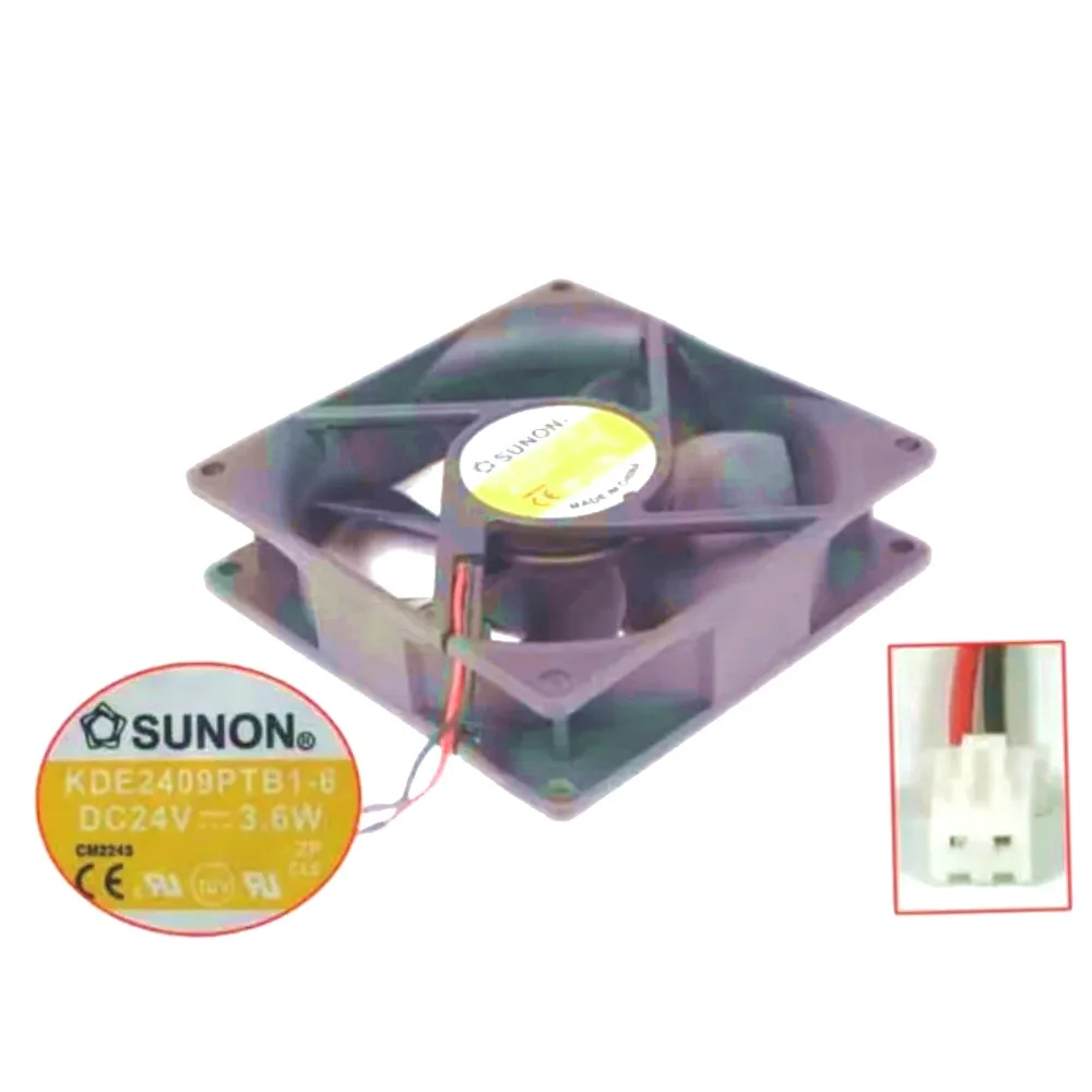 SUNON KDE2409PTB1-6 DC 24V 3.6W 90x90x25mm 2-Wire Server Cooling Fan