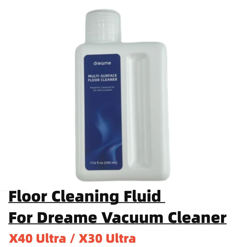 Dreame-Original Floor Cleaning Solution, X40 Ultra, X30 Ultra, Aspirador, Detergente, Fluido de Limpeza, Esfregões, Antibactérias