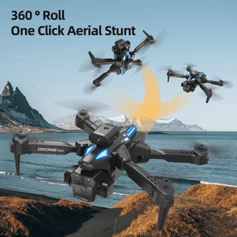 C10 Max GPS Remote Control Drone 8K Camera Optical Flow Positioning Obstacle Avoidance Gesture Photography Foldable Quadcopter