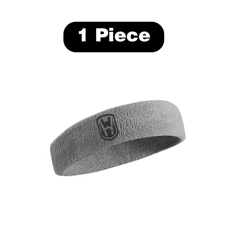 WOSWEIR-Baumwolle Athletisches Stirnband Elastische Schweißbänder Damen Herren Basketball Sport Gym Fitness Schweißband Volleyball Tennis