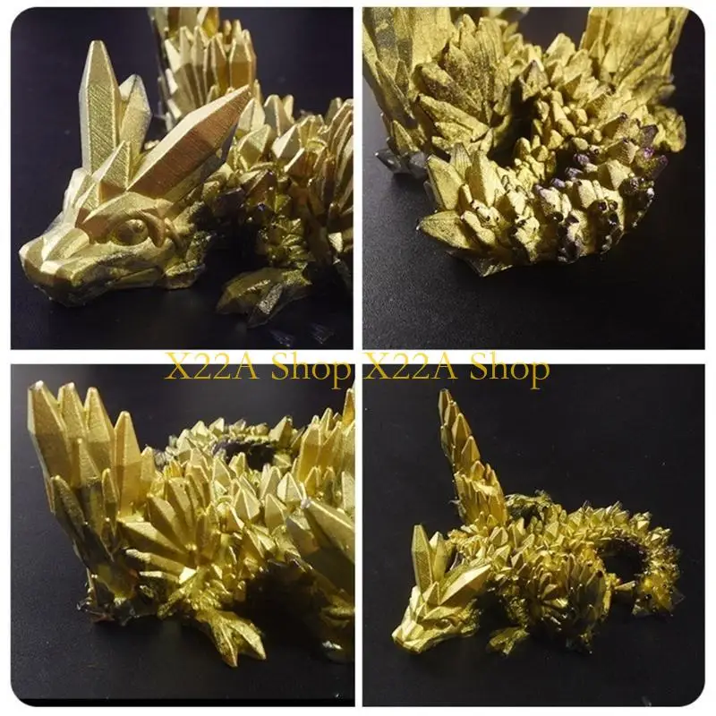 

Unique Silicone Crystal Dragon Mold Realistic Dragon Figurines Crafting Mould Animal Epoxy Resin Molds for Handmade Crafts