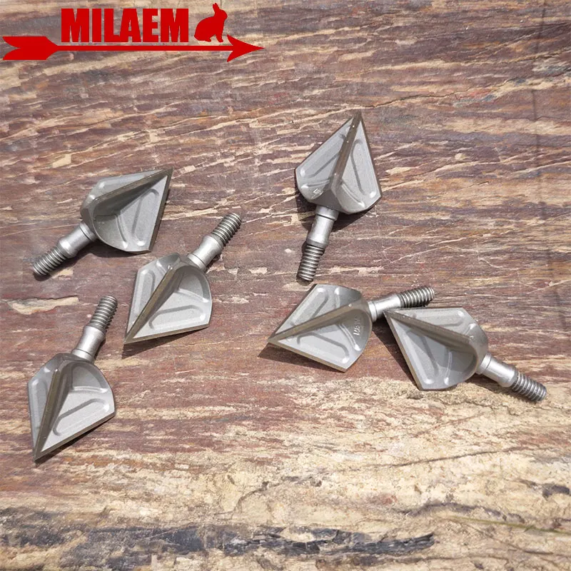 

6/12/18 Pcs Blades Arrowhead 100Grain Hunting Broadheads Stainless Steel for Archery Hunt Bow Shooting Arrow Accessories
