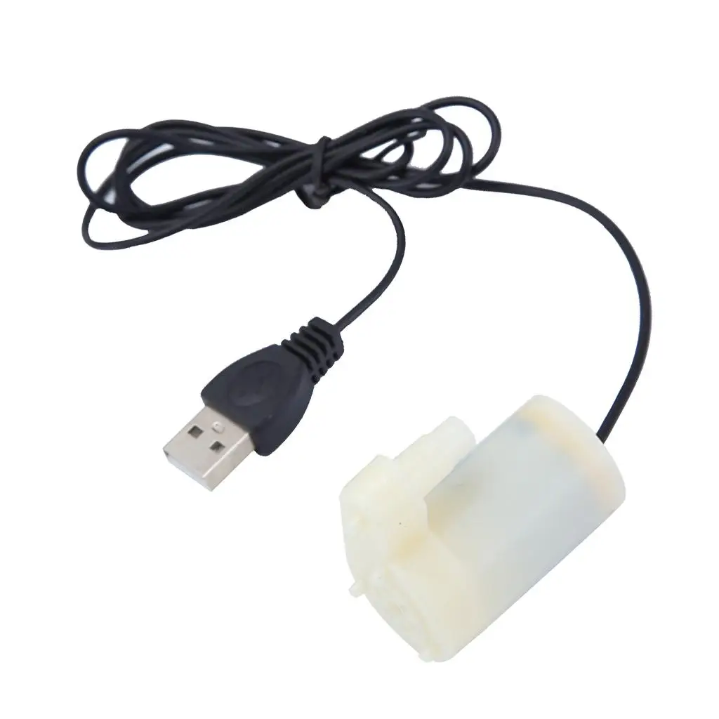 USB DC Brushless Small Water Pump 120L/H Circulating Pumps Amphibious Fish