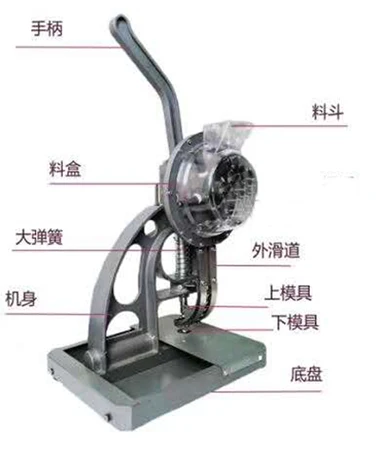 Manual Grommet Eyelet Machine For 8mm, 10mm, 12mm Eyelets