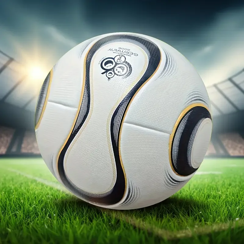 كرة قدم عالية الجودة لعام 2006 مقاس رسمي 5 مادة PU ملابس سلسة مقاومة للتآكل تدريب كرة القدم فوتبول بولا