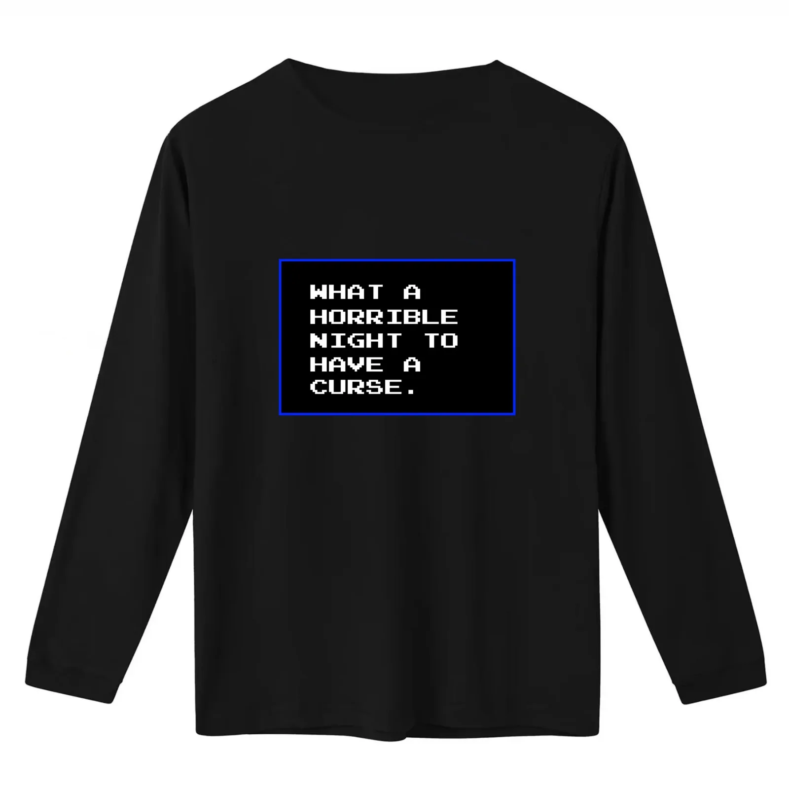 What a horrible night to have a curse T-Shirt Summer Casual Cotton Tee Oversized Streetwear Tops Vintage Graphic Print