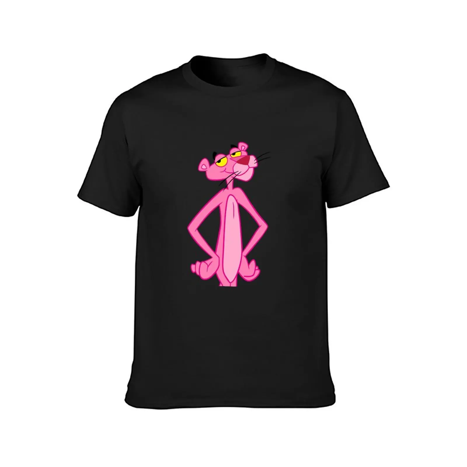 Camiseta con diseño de panter rosa para hombre, blusa sublime, camisetas gráficas