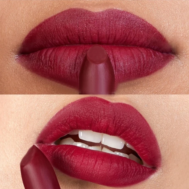 Matte Lippenstift dauerhafte wasserdichte feuchtigkeit spendende Lip gloss Antihaft-Tasse Samt nackt hoch pigmentierte Frauen Lippen tönung koreanisches Make-up